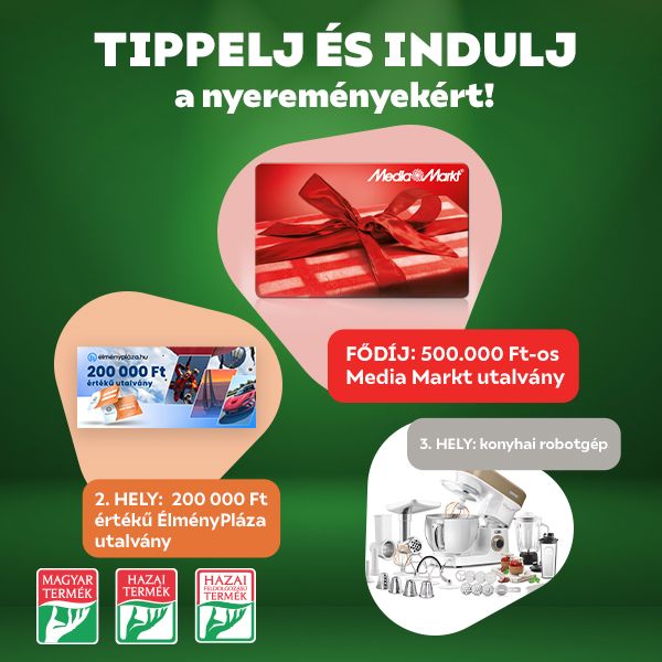 Tippelj és indulj a nyereményekért!