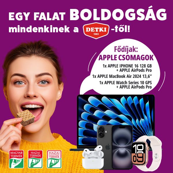 Egy falat boldogságért keresd a Detki termékeit a Lidlben!