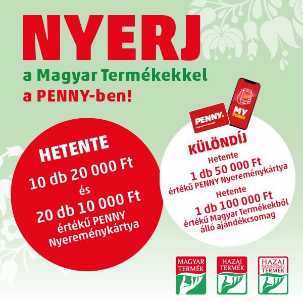 NYERJ Magyar Termékekkel a PENNY-ben!